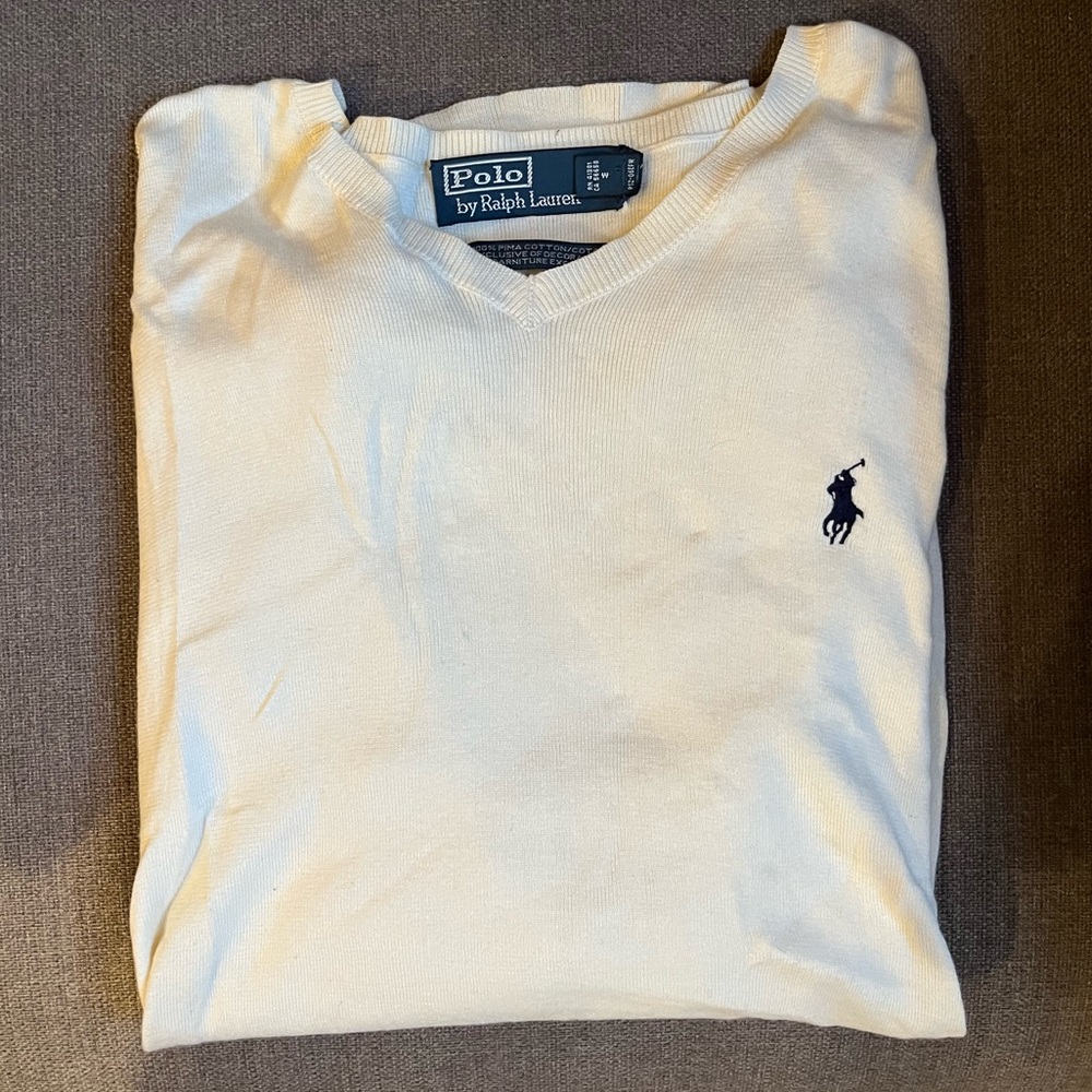 White Polo Sweater never worn